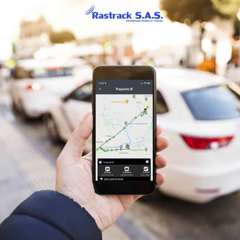 monitoreo satelital de vehículos Rastrack